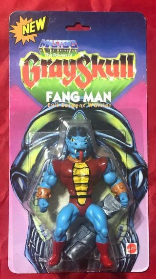 Fang Man Custom Figure Motu Moc With Build A Figure Horde Calix He - Man