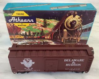 Vintage 1964 - 65 Athearn Ho Scale Delaware & Hudson 40’ Box Car,