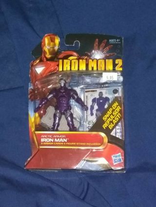 Marvel Universe Iron Man 2 Arctic Armor Iron Man Snapon Repulsor Blast 33
