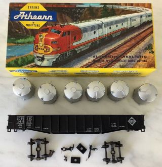 Vintage 1950s Athearn Ho Scale Erie Gondola With Cannisters,