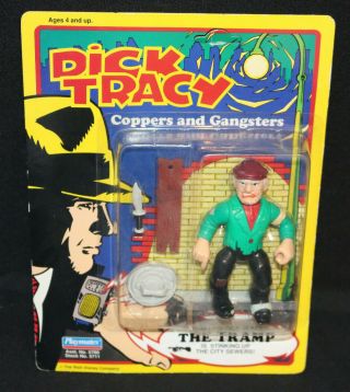 1990 Dick Tracy Coppers And Gangsters The Tramp Action Figure - Moc
