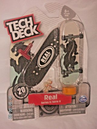Tech Deck Real Fingerboard Skate Board Ultra Rare Series 8 20th Anniversary
