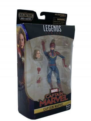 Marvel Legends 6 " Scale Figure Captain Marvel Kree Sentry Complete