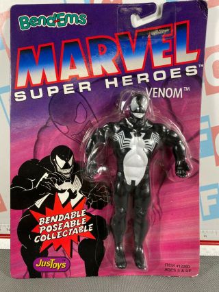 Just Toys Justoys Bend - Ems Bendem Marvel Heroes Venom Figure Spider - Man