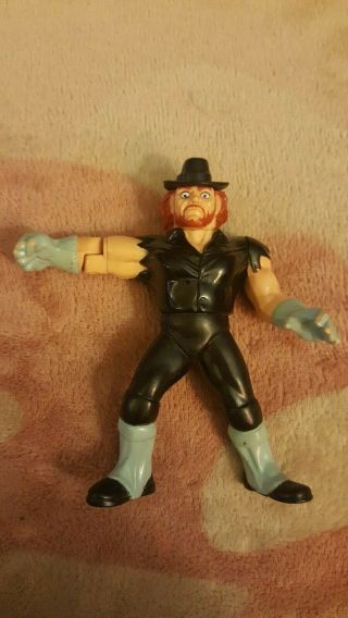 Vintage Wwf Hasbro Action Figure The Undertaker Wrong Hat