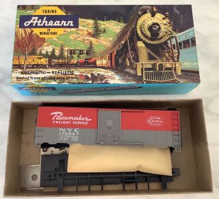 Vintage 1960s Athearn Ho Scale Nyc Pacemaker 40’ Box Car 170567