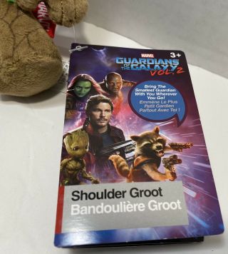 Guardians of the Galaxy Baby Groot Plush w/Magnet Sits On Shoulder Marvel Disney 2