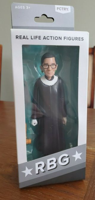 6 " Fctry Rbg Justice Ruth Bader Ginsburg Real Life Action Figure Supreme Court