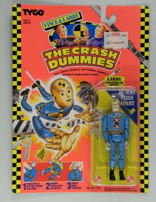 Tyco Toys Vince & Larry The Incredible Crash Test Dummies Larry Moc