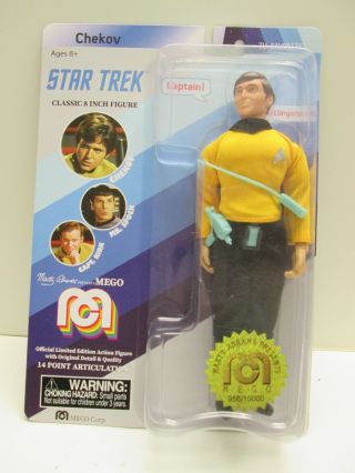 Mego Star Trek Chekov 8 Inch Figure Limited Edition 956/10000