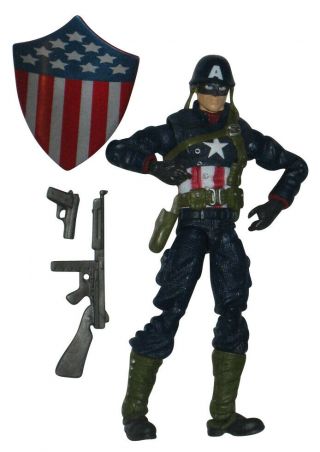 Marvel The First Avenger Captain America Comic Series Battlefield Figure