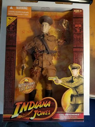 Hasbro 12 Inch Colonel Dovchenko Indiana Jones Kingdom Of The Crystal Skull