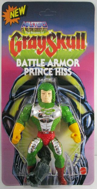 Battle Armor King Hiss Figure Motu Custom Build A Figure Horde Calix He - Man