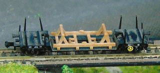 Fleischmann 8217 Db Low Loader Wagon With Cradle N Gauge (3)