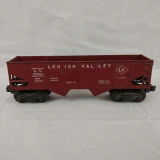 Lionel 6456 Hopper Car Built 1 - 48 Lehigh Valley Made In The U.  S.  Of America