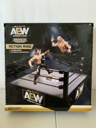 All Elite Wrestling Aew Unrivaled Action Ring Toy Wrestling Ring
