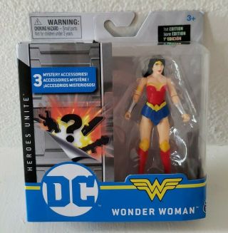 Dc Heroes Unite - Wonder Woman 4 " Figure - Spin Master