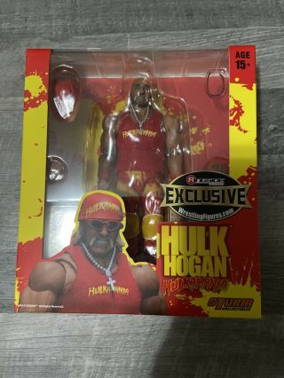 Wwe Elite Figure Storm Collectibles Hulk Hogan Ringside Exclusive Hulkamania