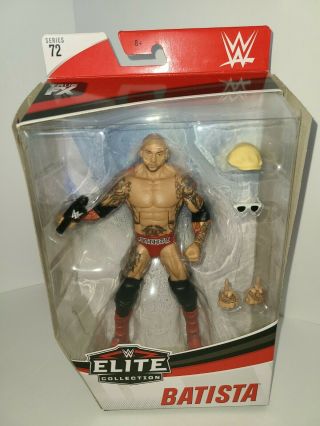 Mattel Wwe Elite Series 72 Batista Action Figure Evolution Wrestlemania Rare Htf