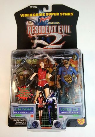 Toybiz Resident Evil 2 Claire Redfield Zombie Cop Figure