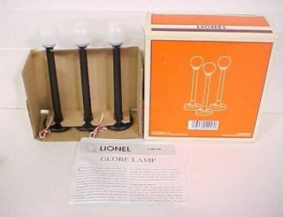 Lionel 6 - 12926 Set Of 3 Round Globe Street Lamps Ln/box