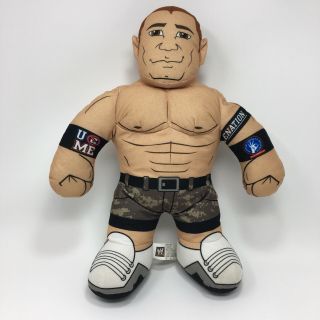 2011 Wwe Mattel John Cena Brawlin Buddies Talking Plush Stuffed Wrestler 16 "