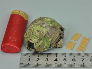 Helmet & Cover Set For Dam 78042 Fbi Hrt Agent Hostage Rescue Team 1/6 Figure