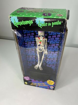 Box Vintage 1996 Goosebumps Motion Creatures Curly Skeleton Canada Games
