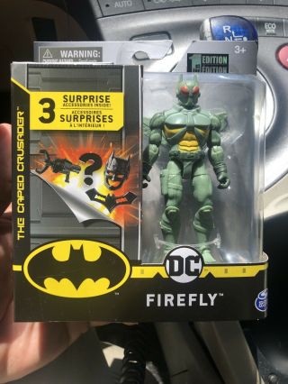 Dc Spin Master Firefly 4 " Figure 1st Edition Batman Spinmaster Rare 3.  75 " 1/18