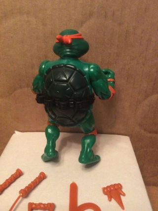Vintage 1988 TMNT Teenage Mutant Ninja Turtles Michaelangelo Soft Head Complete 2