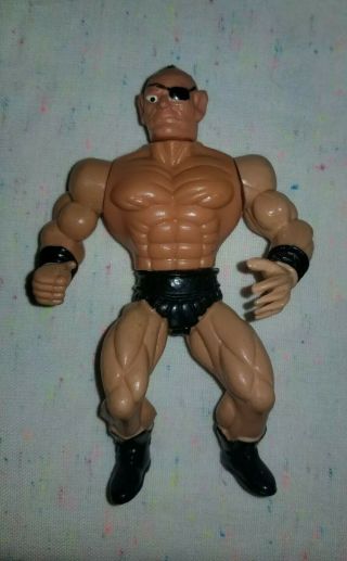 Vintage Wrestling Champions Ko Figure Remco Sungold Eye Patch Rare