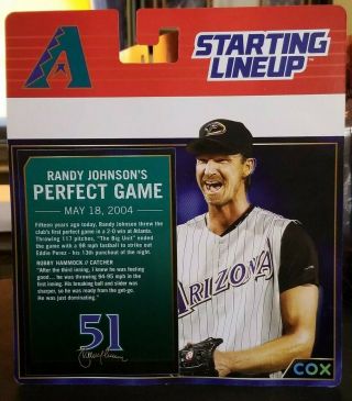 Randy Johnson 15 Year Anniversary Perfect Game Starting Lineup Diamondbacks MLB 2