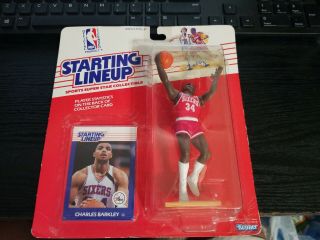 1988 Starting Lineup Charles Barkley Figure With Card