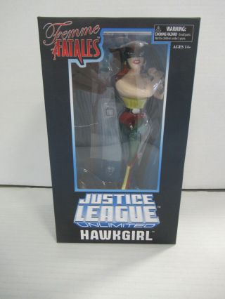 Hawkgirl Justice League Unlimited Femme Fatales 8 " Figure Diamond Select Nib Zq