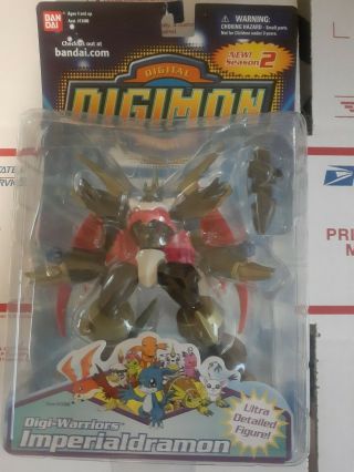 Digimon Digital Monsters Imperialdramon Fighter Mode Digi - Warriors Bandai