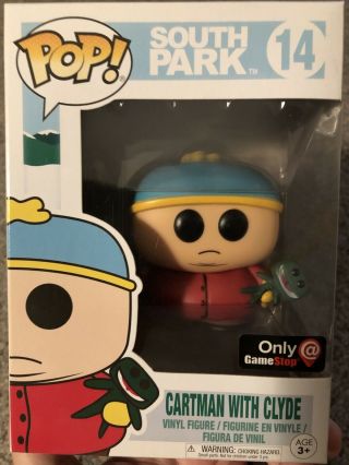 Funko Pop Gamestop Exclusive South Park Cartman With Clyde 14