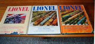 Lionel Collectors Guide And History Volumes 1,  3 & 6 Mccomas & Tuohy
