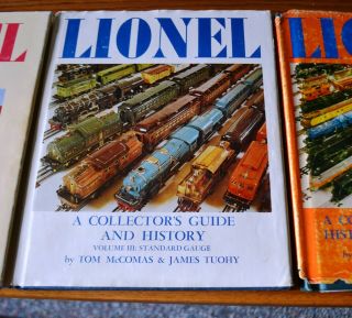 Lionel collectors guide and history volumes 1,  3 & 6 mccomas & tuohy 3