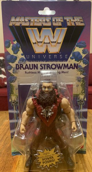 Masters Of The Wwe Universe Braun Strowman Series 3 Figure Mattel
