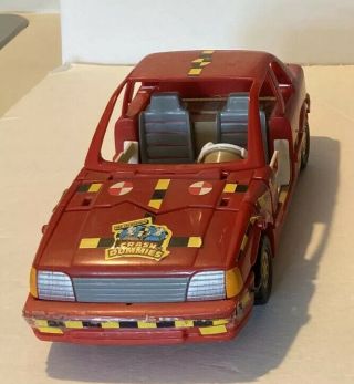 Incredible Crash Dummies By Tyco: Red Bash ‘n Bomber Crash Car W/ Instructions