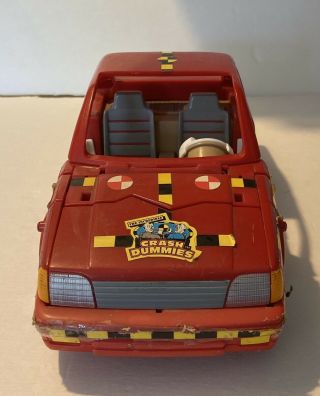 Incredible Crash Dummies By TYCO: Red BASH ‘N BOMBER CRASH CAR w/ Instructions 2
