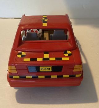 Incredible Crash Dummies By TYCO: Red BASH ‘N BOMBER CRASH CAR w/ Instructions 3