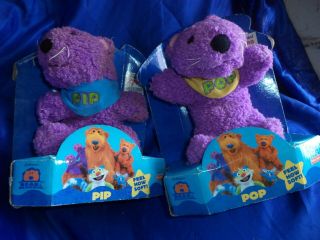 Fisher Price Bear In The Big Blue House Plush Pip And Pop Rare