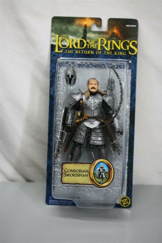 Toy Biz Lord Of The Rings Return King Lotr Gondorian Swordsman B Action Figure