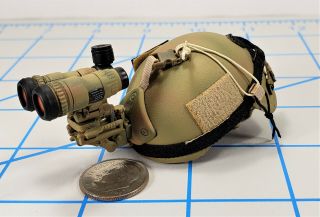 Damtoys Helmet & Night Vision Goggles 1/6 Scale Toys Soldier Dragon Bbi Dam