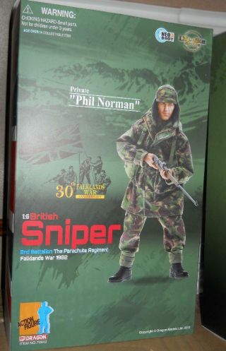 1/6 Dragon British Sniper Falklands War 30th Anniversary Phil Norman Last One