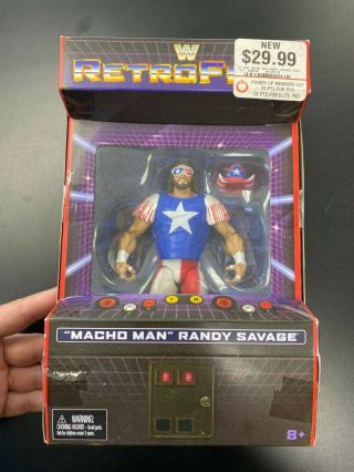 Wwe Mattel Retrofest " Macho Man " Randy Savage Action Figure Wrestling