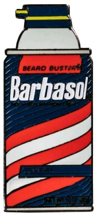 Jurassic Park - Barbasol Shaving Cream Enamel Pin - Iko1632 - Ikon Collectables