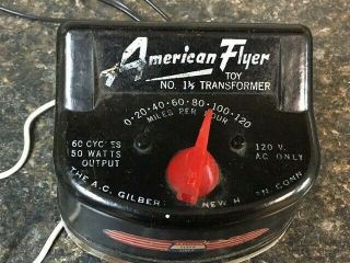 American Flyer Transformer,  No.  1 1/2 With Wiring,  120 Volts