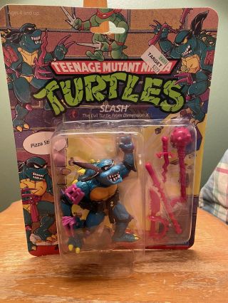 Tmnt 1990 Teenage Mutant Ninja Turtles Slash Action Figure Moc